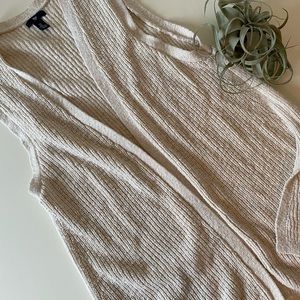 GAP cream 100% cotton vest. Size Large
